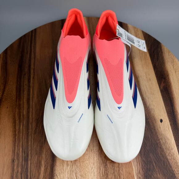Adidas Copa Pure 3 Elite Laceless FG Coral Blaze Pack White Blue JS0650 Size 12 main image 4